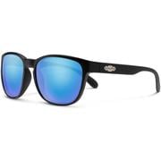 MATTE BLACK/POLARIZED BLUE MIRROR