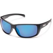 MATTE BLACK/POLARIZED BLUE MIRROR