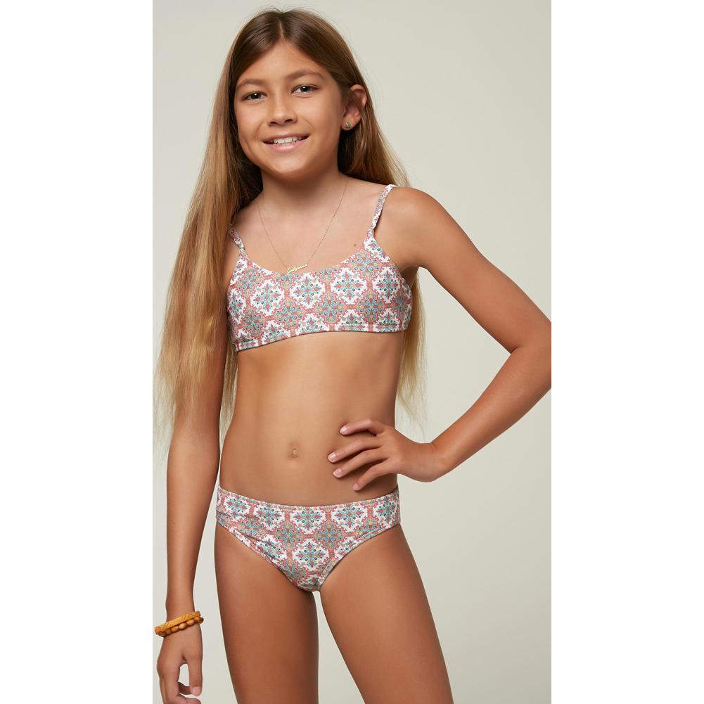 RSQ Textured Strap Bralette Girls Bikini Set - ShopStyle