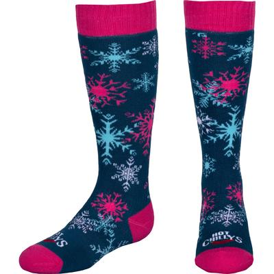 Hot Chillys Snowflake Mid Volume Socks Kids'