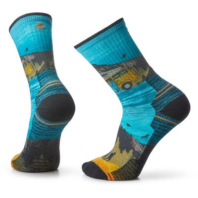 Smartwool Hike Light Cushion Great Excursion Print Crew Socks