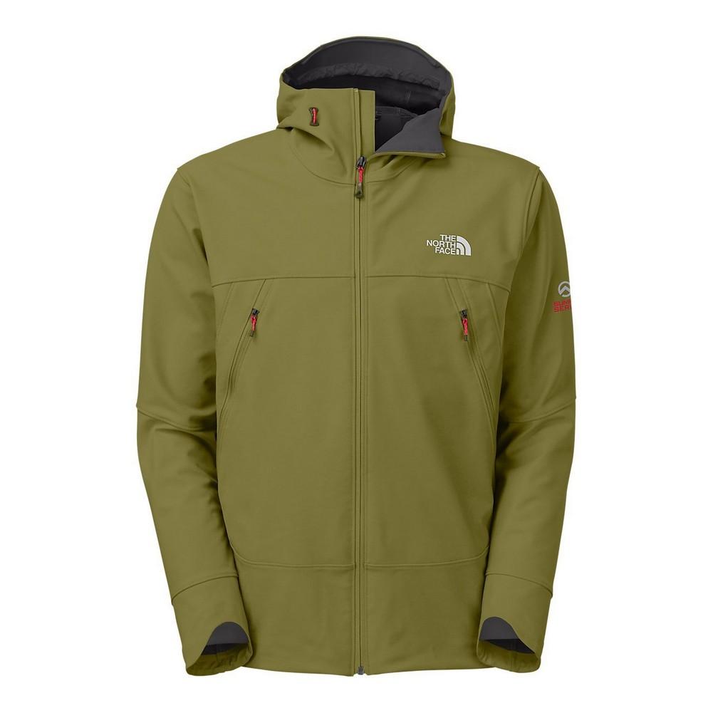 north face hooded softshell jacket
