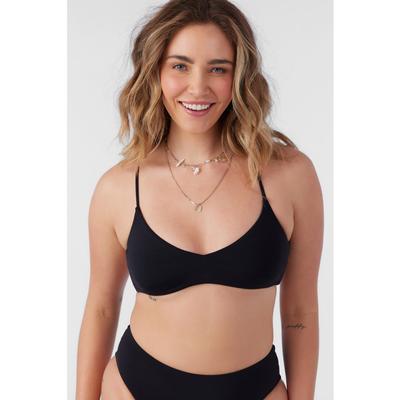 Oneill Saltwater Solids Huntington Bralette Swim Top Women's