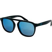 SHINY BLACK/DIAMOND BLUE MIRROR POLARIZED