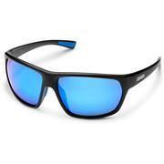 MATTE BLACK/POLARIZED BLUE MIRROR