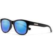 MATTE BLACK/POLARIZED BLUE MIRROR