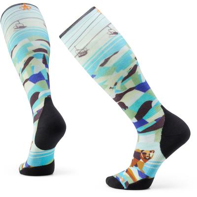 Smartwool Ski Targeted Cushion Bear Country Print OTC Socks