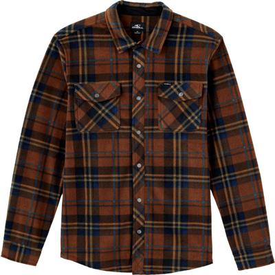 O'Neill Glacier Plaid Superfleece Button-Up Shirt Men's