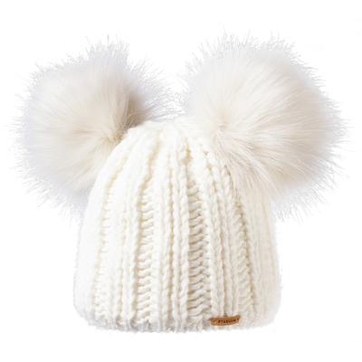 Starling Teddy Faux Fur 2 Pom Beanie Kids'