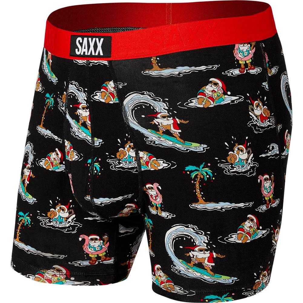 SAXX Men's Underwear - Ultra Boxer Brief Fly , Salt and Pepper