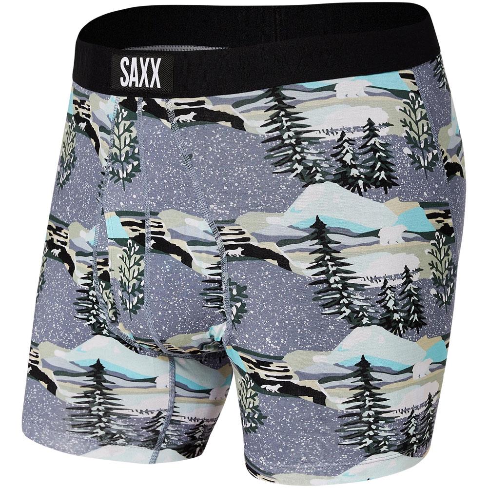 Saxx Underwear Ultra Boxer Brief - Grey Banner Stripe – Lazy J Ranch Wear  Stores