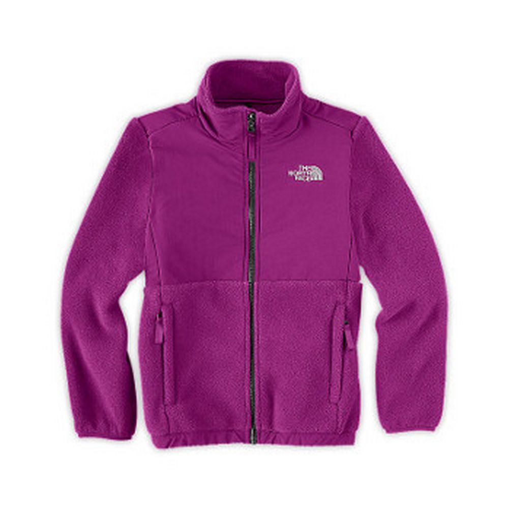 girls purple north face jacket