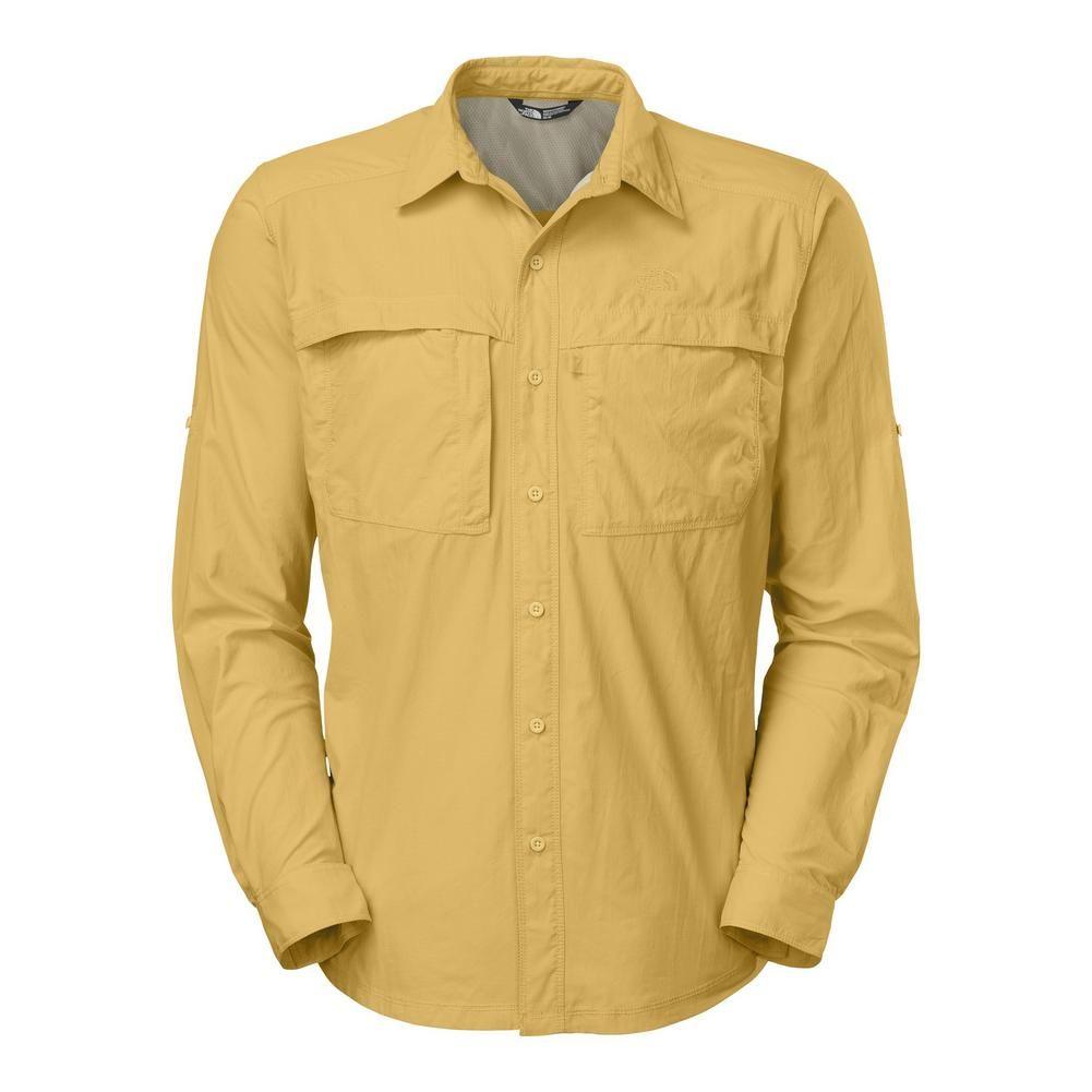 The North Face Long Sleeve Cool Horizon Shirt Mens Misted Yellow S