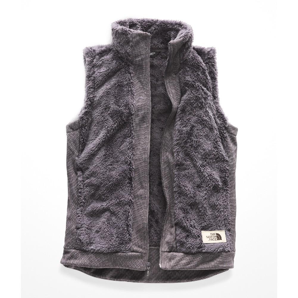 north face furry fleece vest
