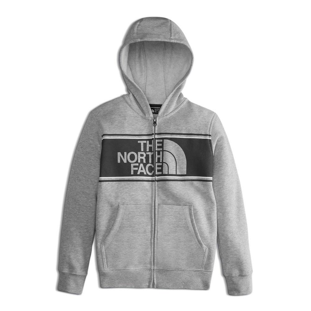 black zip up hoodie north face