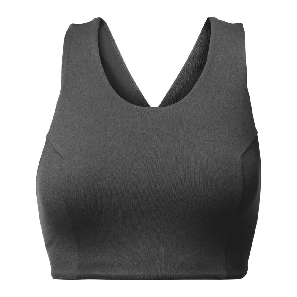 The North Face BRA - Medium support sports bra - asphalt grey/black/grey 