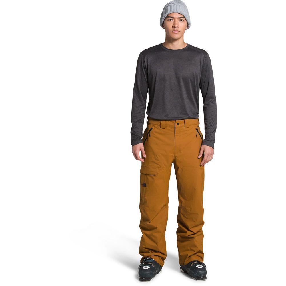 Mens The North Face Seymore Ski Snowboard /Snow Ski Pants Waterproof Timber  Tan