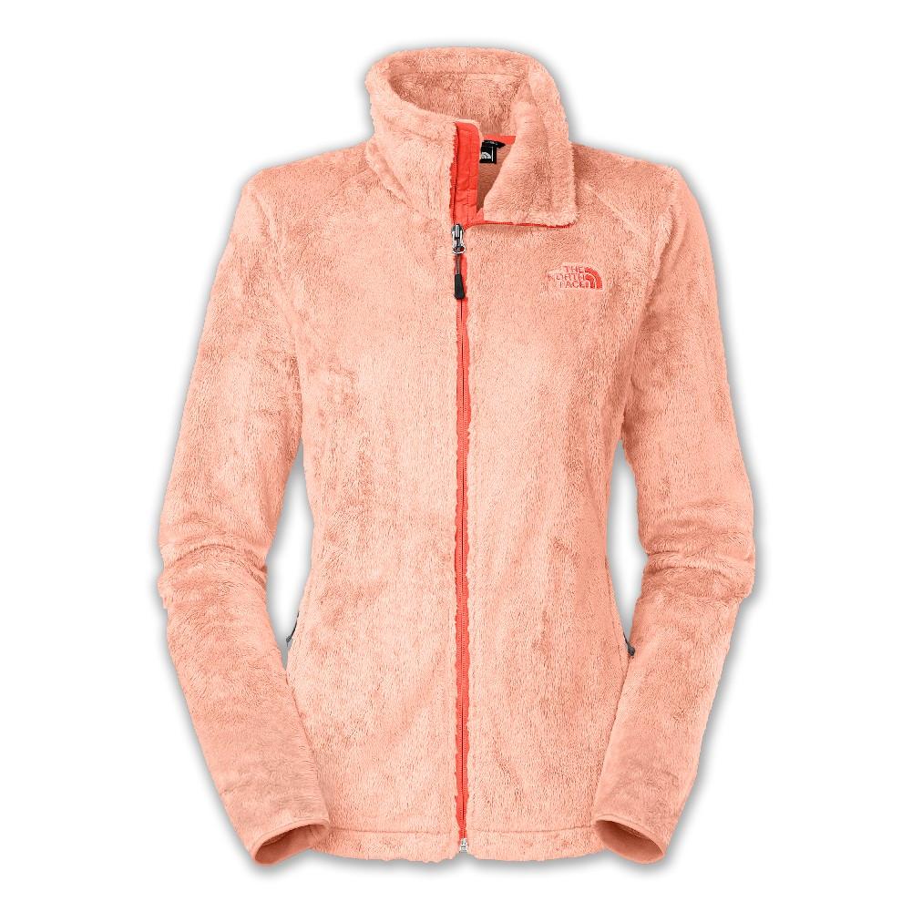 fuzzy pink north face jacket