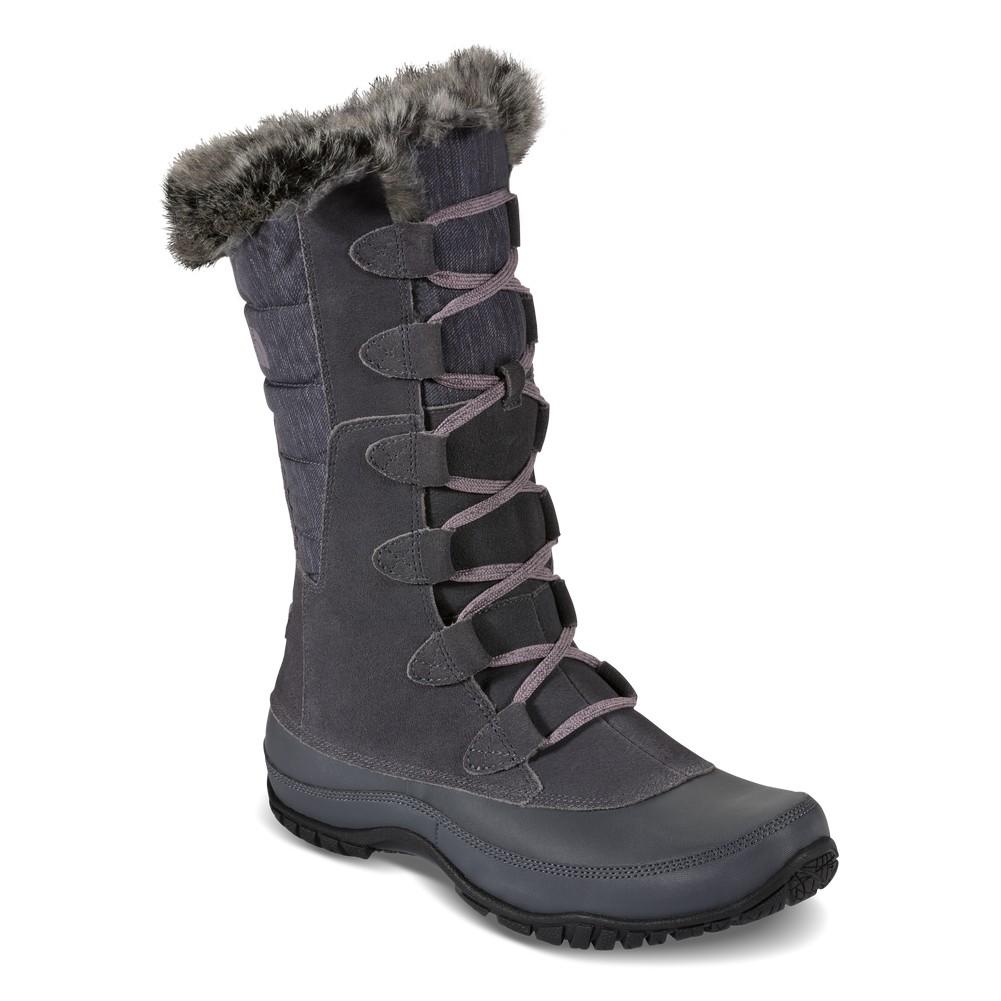 north face boots grey