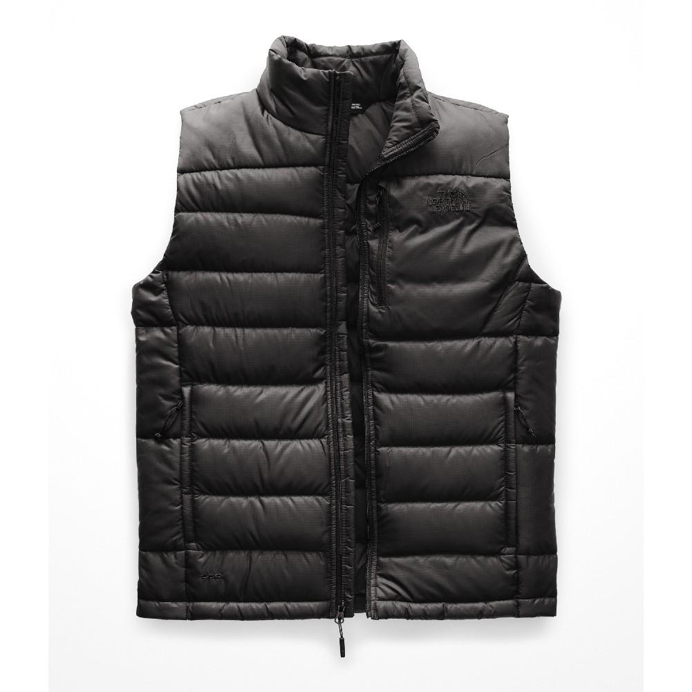 mens north face vest black