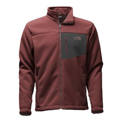 The North Face Chimborazo Full Zip Mens Sequoia Red Asphalt Grey 3XL