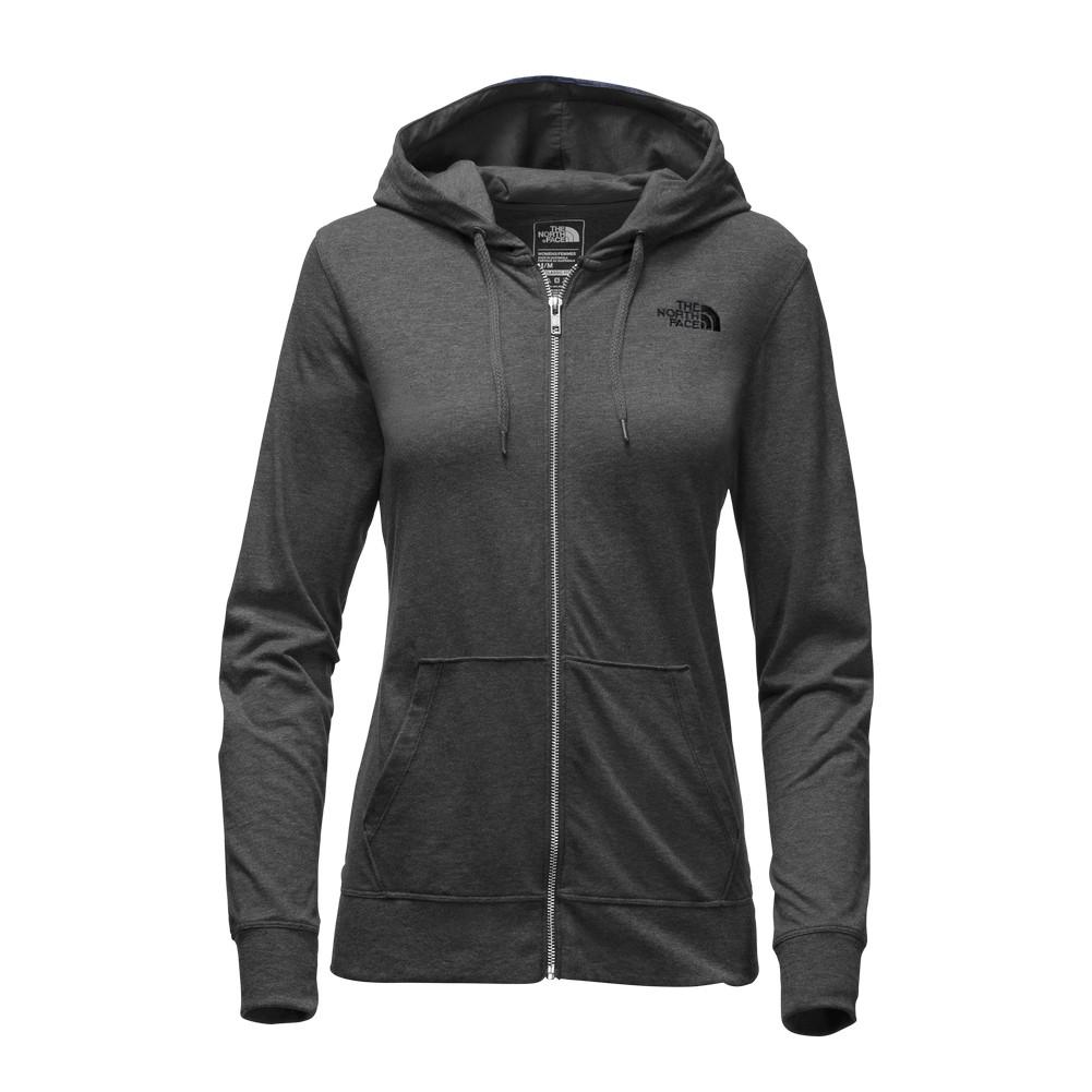 north face tri blend full zip hoodie