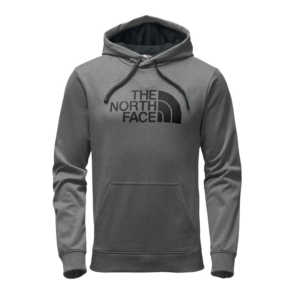 dark grey north face hoodie