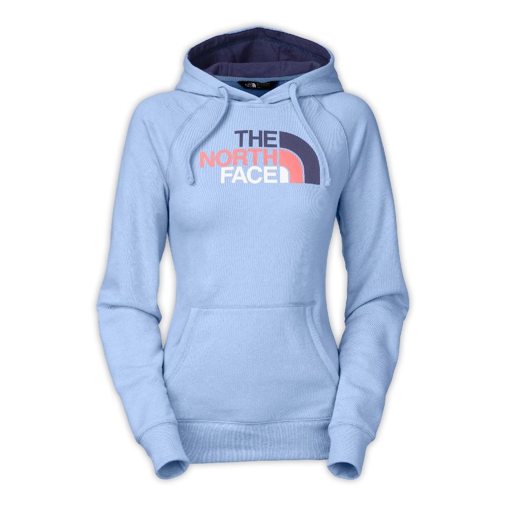 blue north face hoodie womens