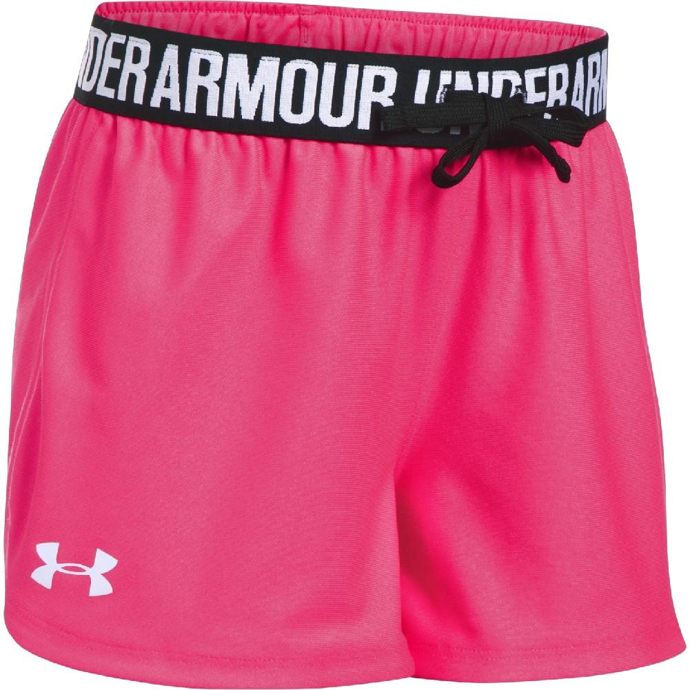 Buy Under Armour girls play up shorts green breeze Online