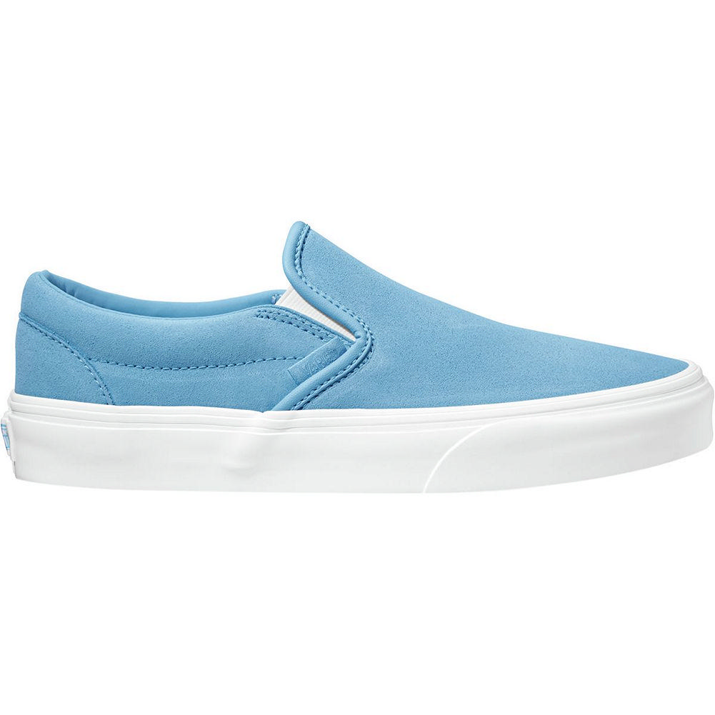 vans classic slip on blue