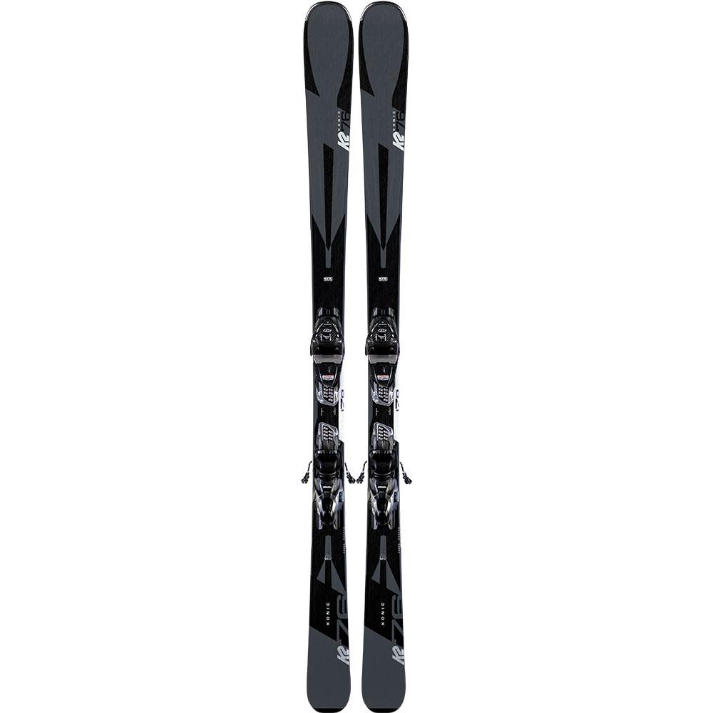 K2 Konic 76 Skis with M3 10 Compact Quikclik Bindings Men's 2020