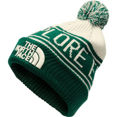 north face green beanie