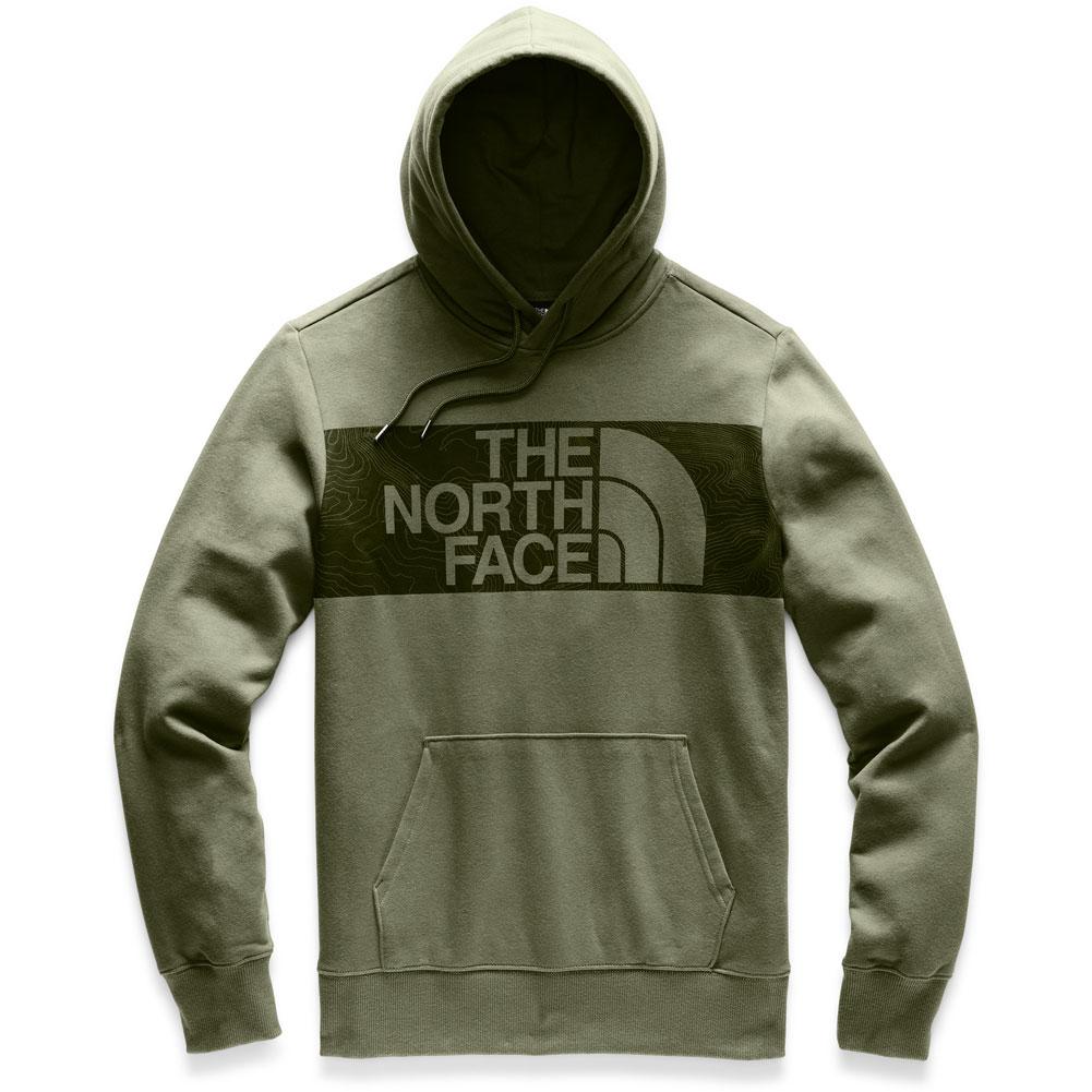 olive north face hoodie