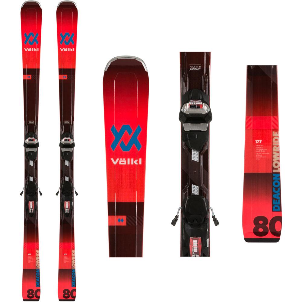 Volkl Deacon 80 Skis With LowRide XL 13 Bindings Men's 2020