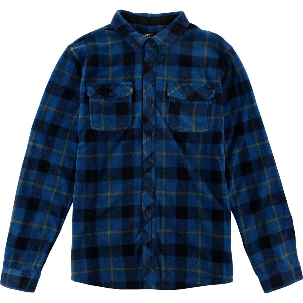Oneill Glacier Plaid Superfleece Flannel Shirt Men's