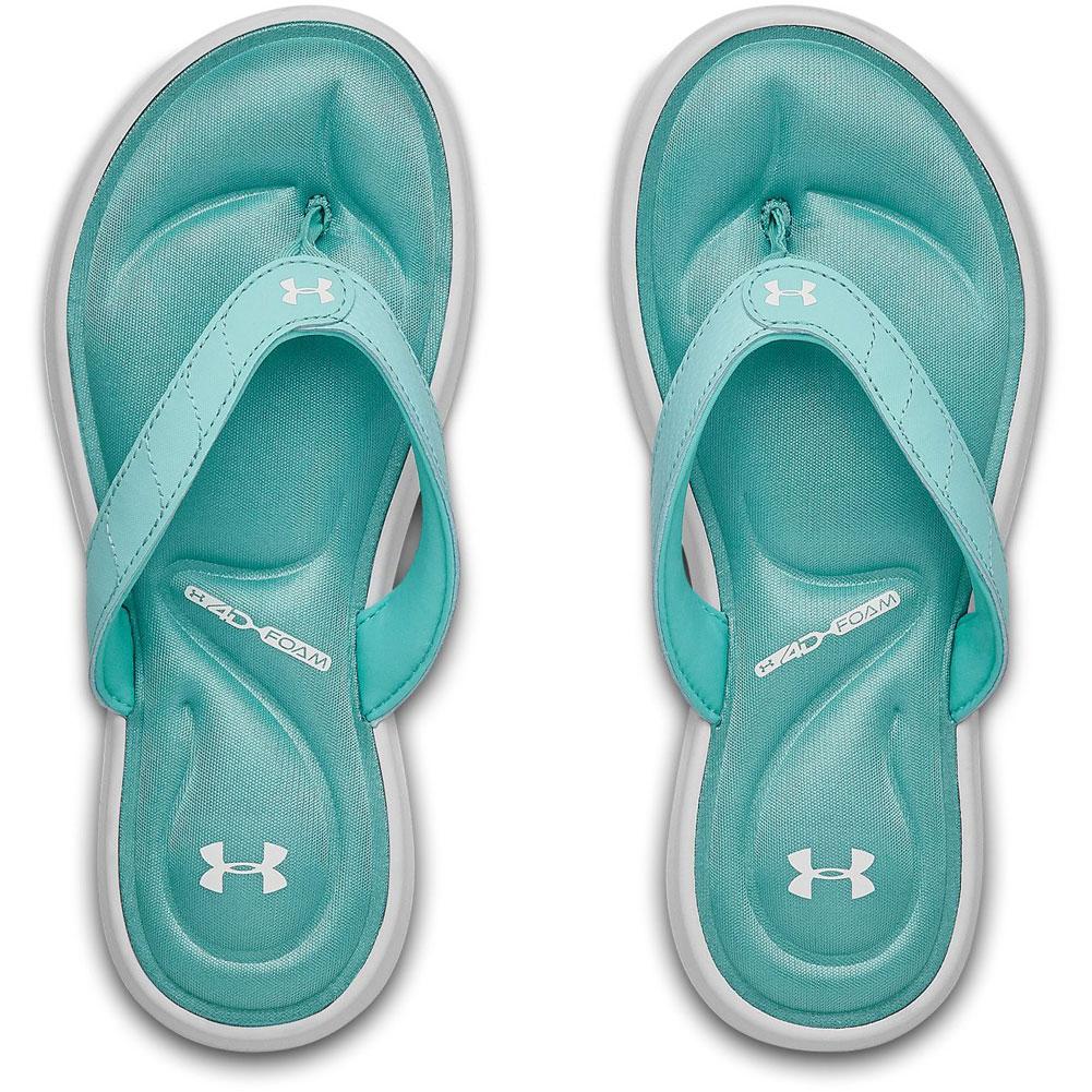 women's under armour memory foam flip flops