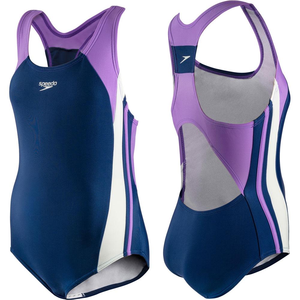 Speedo Infinity Splice One Piece Swim Suit Girls