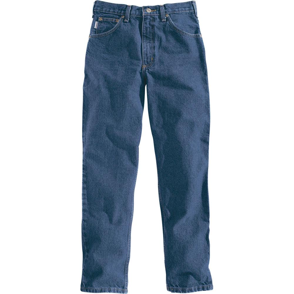 relaxed fit jeans with tapered leg