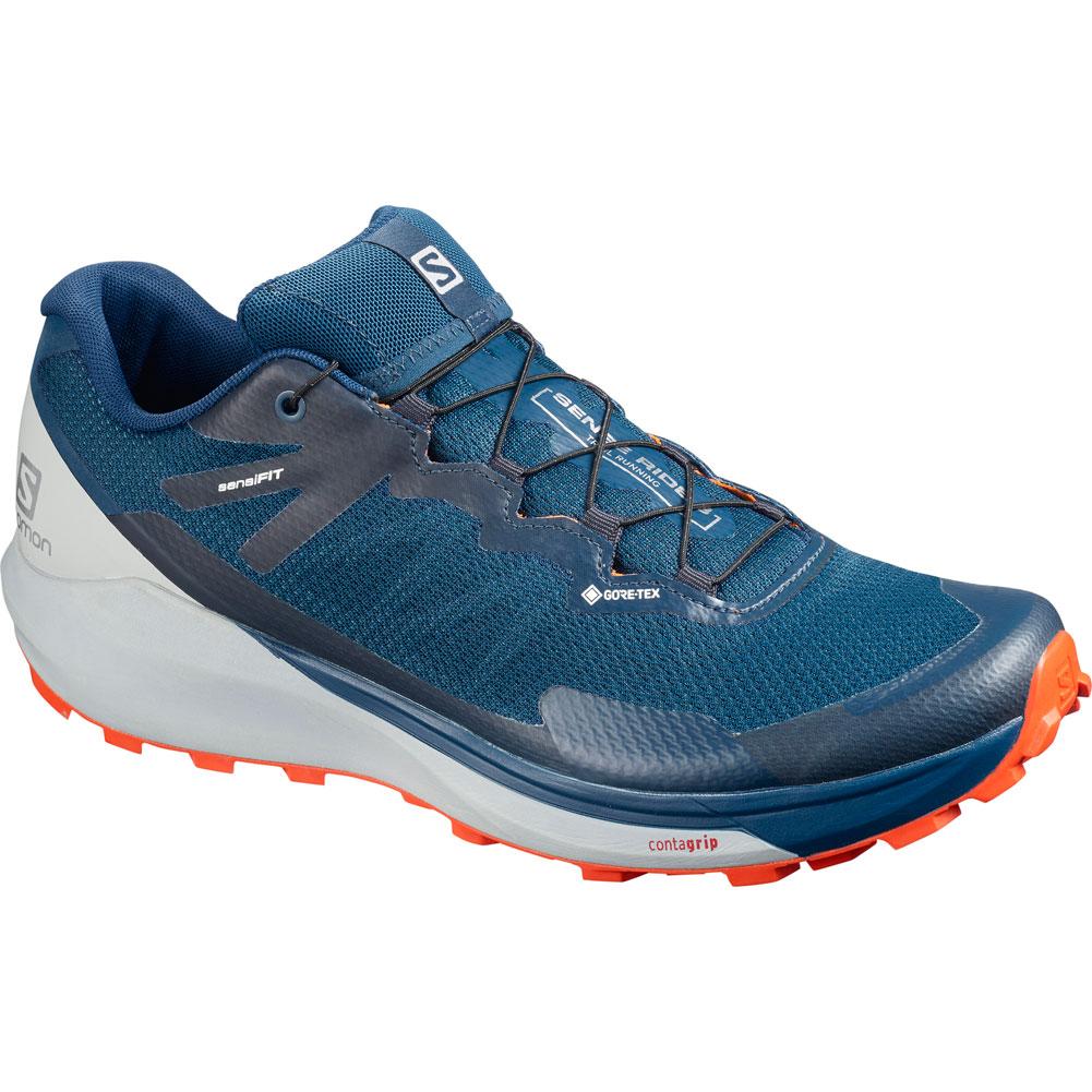 Isbjørn Jonglere biologi Salomon Sense Ride 3 GTX Invisible Fit Trail Running Shoes Men's
